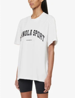 Core Relaxed-fit Cotton-jersey T-shirt 7 Core Relaxed-fit Cotton-jersey T-shirt -Whistles Clothing Shop R04104630 WHITE ALT02