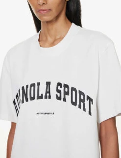 Core Relaxed-fit Cotton-jersey T-shirt 9 Core Relaxed-fit Cotton-jersey T-shirt -Whistles Clothing Shop R04104630 WHITE ALT04