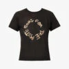 Logo Graphic-print Cotton And Silk-blend T-shirt