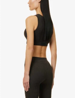 ESSENTIALS Logo-patch Woven Tank Top 8 ESSENTIALS Logo-patch Woven Tank Top -Whistles Clothing Shop R04111037 OFFBLACK ALT03