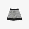 Sandro Malina Flared Woven Mini Skirt