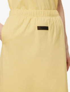 ESSENTIALS Cotton Midi Skirt -Whistles Clothing Shop R04111612 LIGHTTUSCAN ALT04