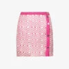 Missoni Sequinned Graphic-pattern Silk Mini Skirt