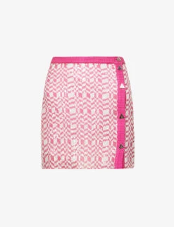 Missoni Sequinned Graphic-pattern Silk Mini Skirt