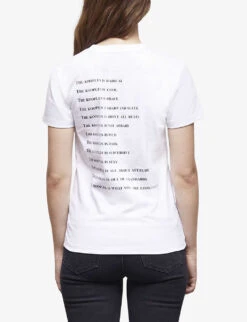 THE KOOPLES Logo-print Cotton T-shirt 8 THE KOOPLES Logo-print Cotton T-shirt -Whistles Clothing Shop R04127682 WHI01 ALT03