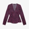 THE KOOPLES Floral-print Woven Top