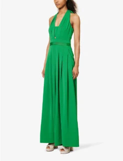 ME AND EM Wide-leg Woven Jumpsuit -Whistles Clothing Shop R04129164 CLOVERLEAF ALT02