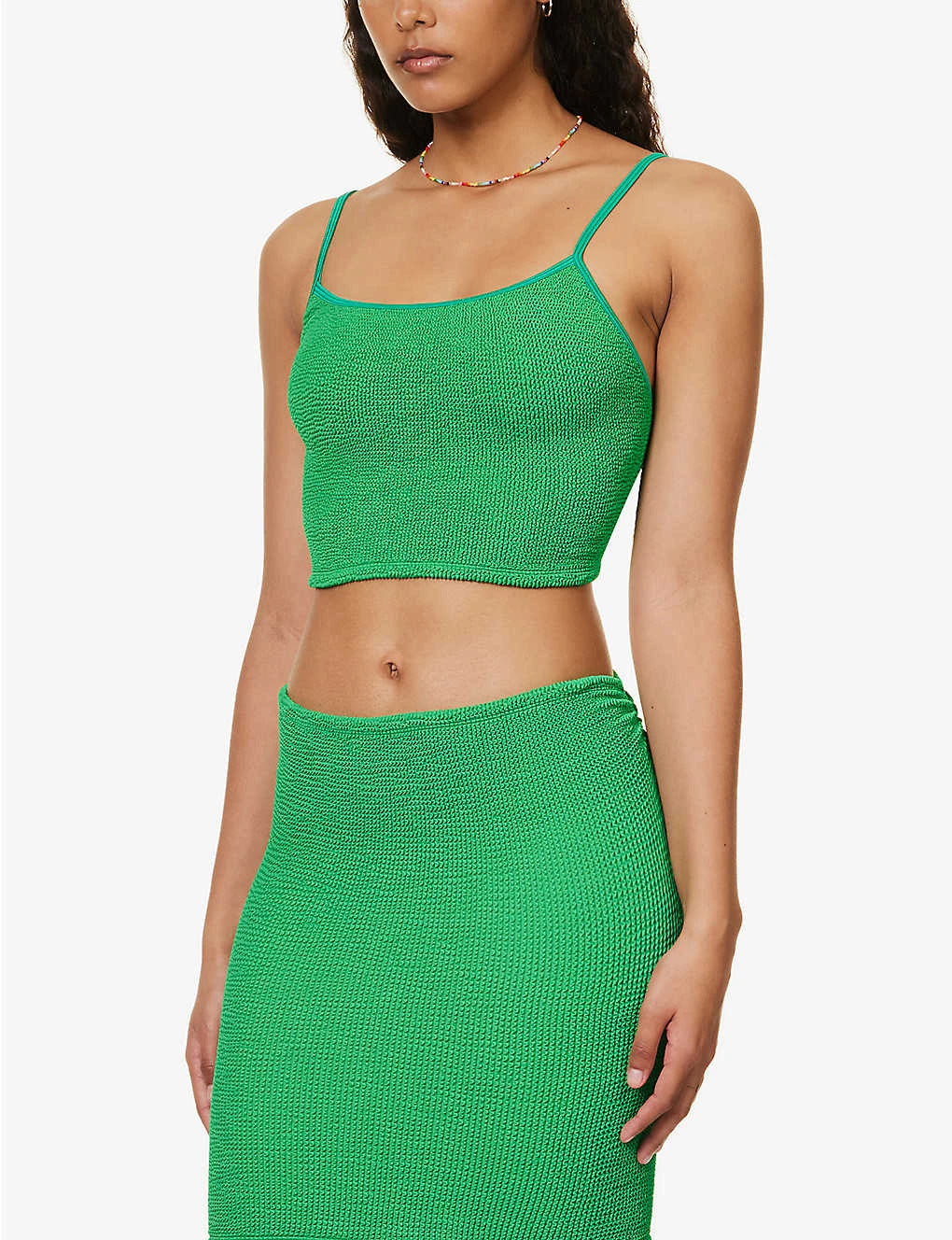 Brandy Seersucker Stretch-woven Top 3 Brandy Seersucker Stretch-woven Top - Image 3