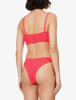 Gigi Crinkled Bikini Set 6 Gigi Crinkled Bikini Set -Whistles Clothing Shop R04130312 HOTPINK ALT02