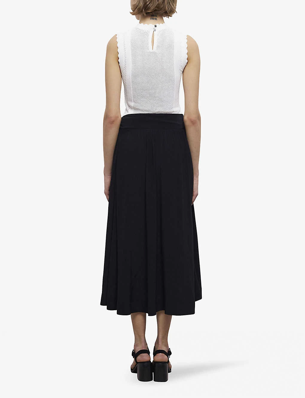 THE KOOPLES Belted Low-waist Woven Maxi Skirt 4 THE KOOPLES Belted Low-waist Woven Maxi Skirt - Image 4