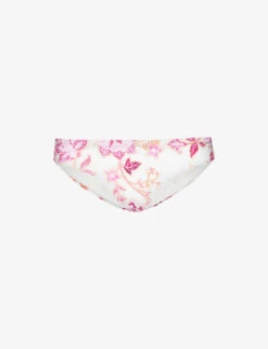 Seafolly Silk Road Floral-print Bikini Bottoms