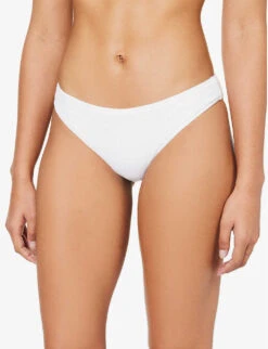 Seafolly Sea Dive Mid-rise Bikini Bottoms 7 Seafolly Sea Dive Mid-rise Bikini Bottoms -Whistles Clothing Shop R04131532 WHITE ALT02