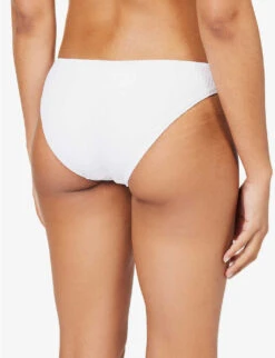 Seafolly Sea Dive Mid-rise Bikini Bottoms 8 Seafolly Sea Dive Mid-rise Bikini Bottoms -Whistles Clothing Shop R04131532 WHITE ALT03
