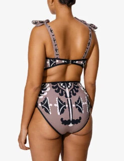 By Malina Essie Abstract-print Bikini Top -Whistles Clothing Shop R04133203 SIERRA ALT03