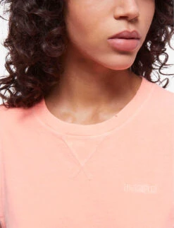 THE KOOPLES Embroidered-logo Sleeveless Cotton T-shirt -Whistles Clothing Shop R04135418 ORA57 ALT04