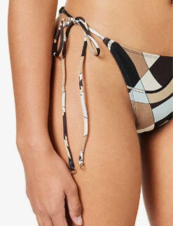 Faithfull The Brand Nomi Abstract-print Bikini Bottoms -Whistles Clothing Shop R04135579 SASSARIPRINT ALT04