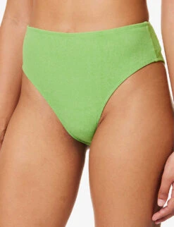Faithfull The Brand Chania High-rise Bikini Bottoms 9 Faithfull The Brand Chania High-rise Bikini Bottoms -Whistles Clothing Shop R04135588 KIWIFRUIT ALT04