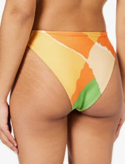 Faithfull The Brand Dylla High-rise Stretch-recycled Polyamide Bikini Bottoms -Whistles Clothing Shop R04135591 COSTASMERALDAPRINT ALT03