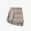 Vivienne Westwood Meghan Tartan-print Stretch-woven Blend Mini Skirt
