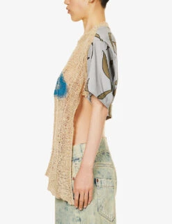 Vivienne Westwood Peter Logo-print Cotton T-shirt -Whistles Clothing Shop R04135877 SAND ALT02