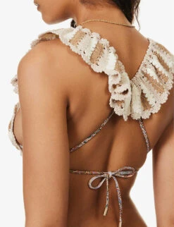 Zimmermann Devi Stripe Crochet Bikini -Whistles Clothing Shop R04136558 MULTIPAISLEY ALT06