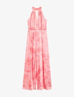 Ted Baker Tinslee Wide-leg Satin Jumpsuit