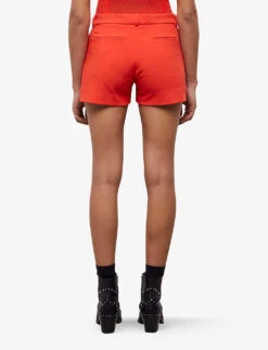 THE KOOPLES Tailored Straight-leg Stretch-woven Shorts -Whistles Clothing Shop R04136827 ORA02 ALT03