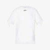 Jean Paul Gaultier Flowers Lace-up Cotton-jersey T-shirt
