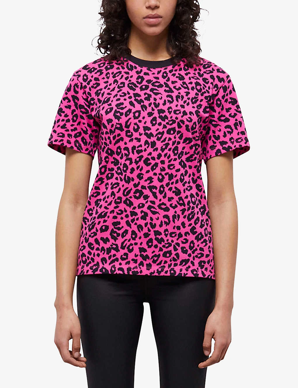 THE KOOPLES Leopard-print Cotton-jersey T-shirt 3 THE KOOPLES Leopard-print Cotton-jersey T-shirt - Image 3