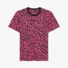 THE KOOPLES Leopard-print Cotton-jersey T-shirt