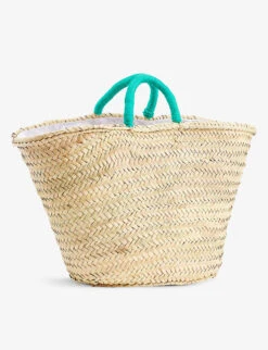 Gin O'Clock Embroidered Palm Basket Bag -Whistles Clothing Shop R04148177 NATURALLILACLOGO ALT02