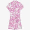 Zadig & Voltaire Cookis Toile-de-Jouy-print Organic-cotton Playsuit