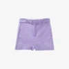 Ikks Triangle-buckle Stretch Cotton-blend Shorts