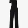 STELLA MCCARTNEY Asymmetric-neck Exposed-shoulder Knitted Jumpsuit