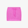 Low-rise Recycled Stretch-nylon Crochet Mini Skirt