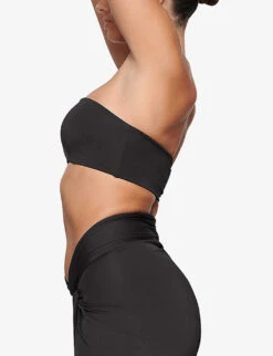 Bandeau Slim-fit Recycled Stretch-nylon Bikini Top 6 Bandeau Slim-fit Recycled Stretch-nylon Bikini Top -Whistles Clothing Shop R04164364 ONYX ALT02