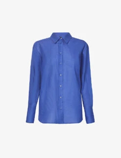 ME AND EM Oversized Dropped-shoulder Oversized-fit Cotton Shirt