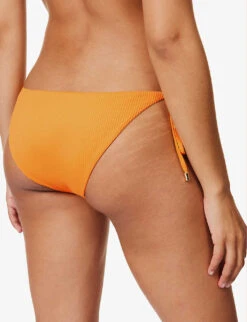 Le Marais Mid-rise Bikini Bottoms 8 Le Marais Mid-rise Bikini Bottoms -Whistles Clothing Shop R04165689 TANGERINERIB ALT03
