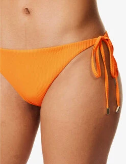 Le Marais Mid-rise Bikini Bottoms 9 Le Marais Mid-rise Bikini Bottoms -Whistles Clothing Shop R04165689 TANGERINERIB ALT04