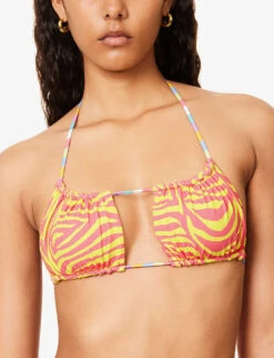 It's Now Cool Ziggy Pop Graphic-print Bikini Top -Whistles Clothing Shop R04165806 ZIGGYPOP ALT04
