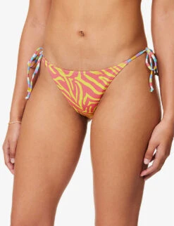 It's Now Cool Ziggy Pop 90s Side-tie Bikini Bottoms -Whistles Clothing Shop R04165807 ZIGGYPOP ALT02