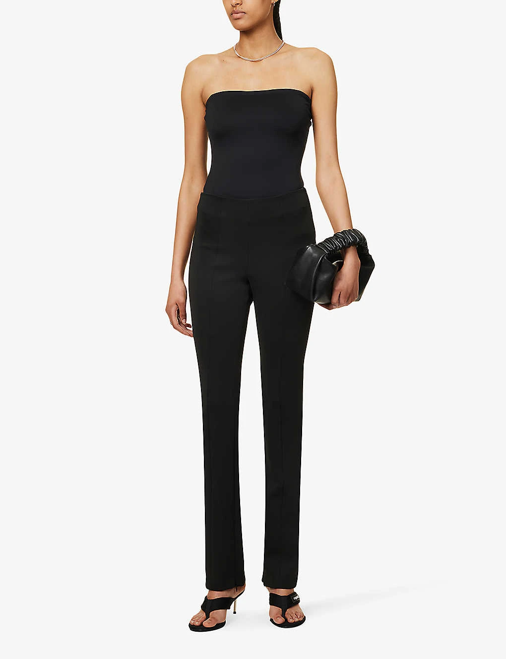 GOOD AMERICAN Scuba Slim-fit Stretch-woven Bodysuit 2 GOOD AMERICAN Scuba Slim-fit Stretch-woven Bodysuit - Image 2