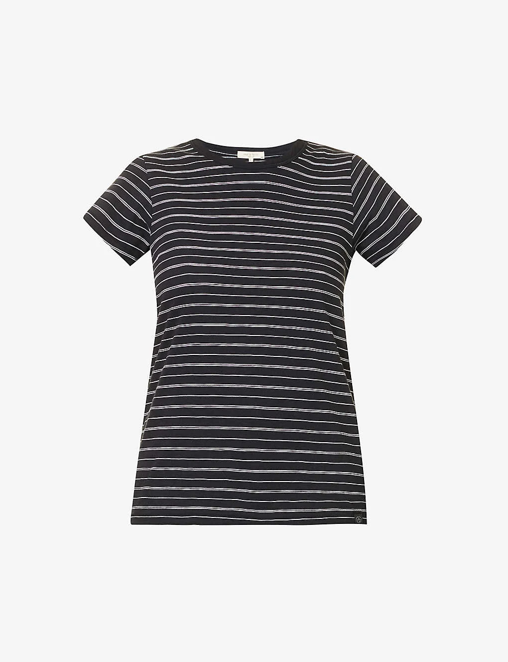 Rag & Bone Striped Short-sleeved Organic-cotton T-shirt 1 Rag & Bone Striped Short-sleeved Organic-cotton T-shirt