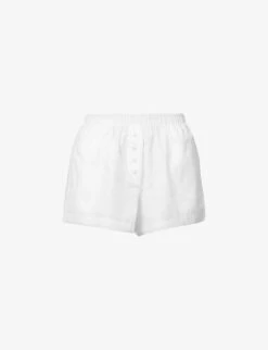 New Release 5 Yoko Elasticated-waistband Relaxed-fit Cotton-poplin Boxers