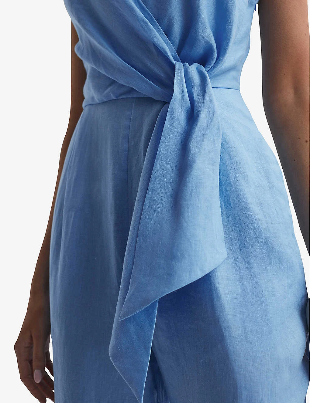 Reiss Emily Wide-leg Linen Jumpsuit 4 Reiss Emily Wide-leg Linen Jumpsuit - Image 4