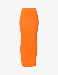 Palencia Regular-fit Stretch-woven Maxi Skirt