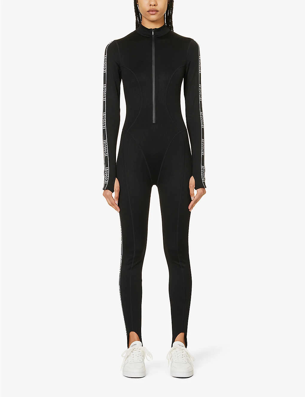 Wolford Thermal Brand-tape Stretch-woven Jumpsuit 3 Wolford Thermal Brand-tape Stretch-woven Jumpsuit - Image 3