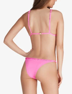 AGENT PROVOCATEUR Sofi Braided Triangle Bikini Top 7 AGENT PROVOCATEUR Sofi Braided Triangle Bikini Top -Whistles Clothing Shop R04173960 HOTPINK ALT03