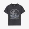 THE KOOPLES Vintage Skull-serigraphy Cotton T-shirt