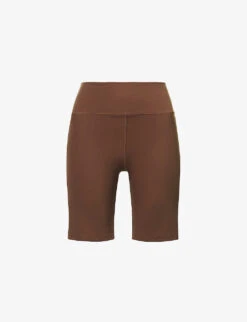 365 Second Skin High-rise Fitted Stretch Recycled-polyamide Shorts